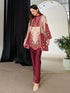 Feriha Beige Bold Winter Pashmina Kurta Set